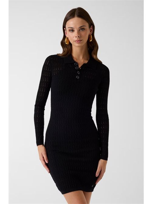 Vestito mini lavorato a maglia GUESS | W6YK31Z0954/JBLK